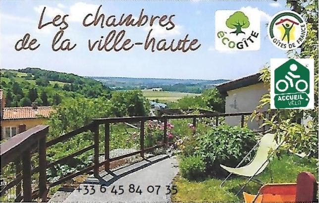 Les Chambres De La Ville Haute Dun-sur-Meuse Esterno foto